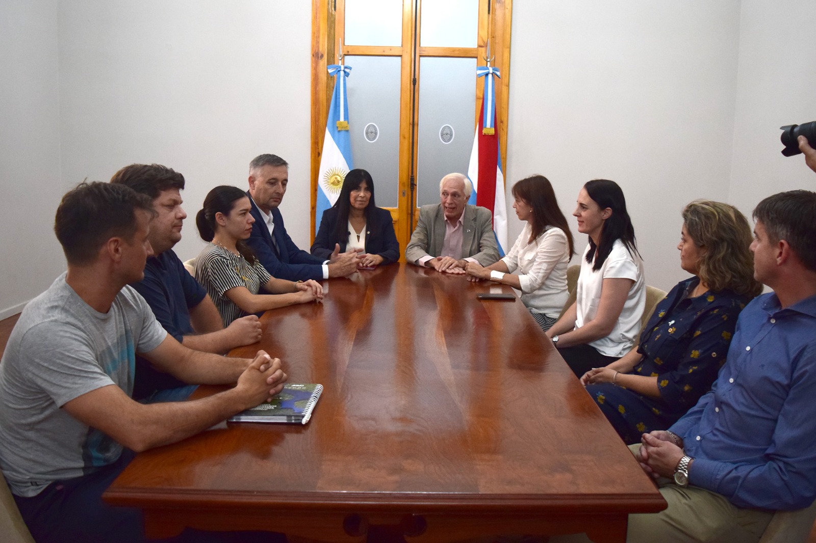 Francisco Fariña. Mesa autoridades provinciales